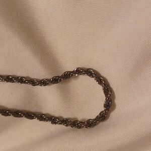 Nwt unisex black chain 22in